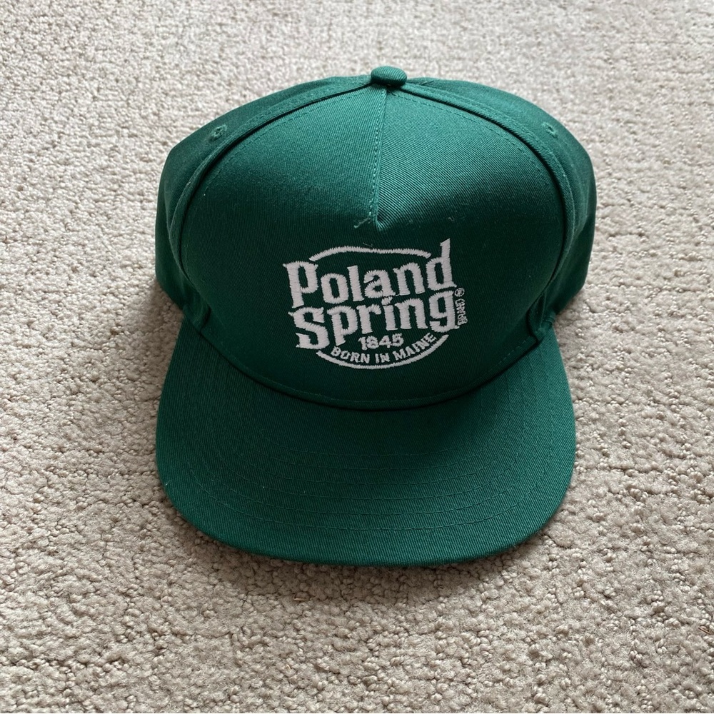 Poland Spring Water Snapback Hat